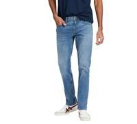 Cross Herren Jeans Dylan Straight Leg E195-135 in Light Mid Blue - W30 / L32