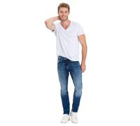 Cross Herren Jeans Tapered Jimi aus Sweat Denim W34 / L30 Slim Fit