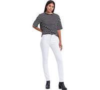 Cross Jeans Damen Anya P 489-139 Jeans, Weiß (White 107), 27W / 34L
