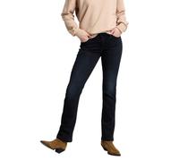 Cross Jeans Damen Jeans Lauren - High Waist - Bootcut - Blau Schwarz, Größe:32W / 36L, Farbe:028 Black Denim