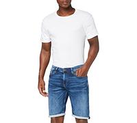 Cross Jeans Herren Leom Shorts, Blau (Dark Mid Blue 076), 29W
