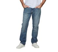 Cross Jeans Herren Stretch Regular Fit Dylan Jeanshose Hose Denim, Länge:32L, Farbe:Mid Blue (E 195-150), Weite:32W