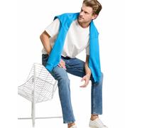 Cross Jeans Herren Straight Leg Jeans Hose E 195-102-DYLAN mid blue used W36/L30