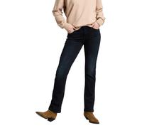 Cross Lauren Jeans in Blue Black mit ausgestelltem Bein W29-L32 Regular Fit