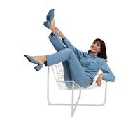 Cross Lauren Jeans mit ausgestelltem Bein in Hellblau W30 / L34 Regular Fit
