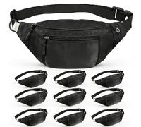 Crossbody-Gürteltasche, große Kapazität, Hüfttasche mit versteckten Reißverschlusstaschen, verstellbarer Riemen, Bauchtasche, wasserdicht, Oxford-Stoff, Reise-Gürteltasche für Outdoor, Einkaufen