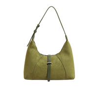 Crossbody Purse Small Crescents Shoulder Bag for Women Underarm Bags Trendy Hobos Clutches Handbag with Adjustable Strap, Grün