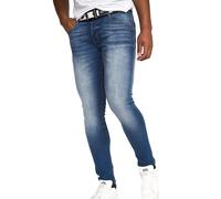 Crosshatch - "Barbeck" Jeans für Herren (Blau getönt) 38 Normal