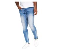 Crosshatch Herren Barbeck Slim Jeans, Light wash, 30W / 32L