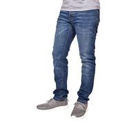 Crosshatch Herren Buraca Slim Jeans, Light wash, 40W / 30L