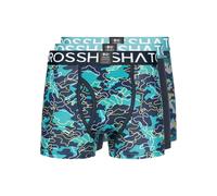 Crosshatch - "Linamo MVE" Boxershorts Offene Fliege für Herren (3er-Pack) (Petrol) XL