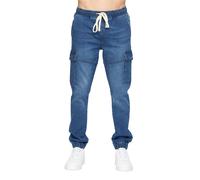Crosshatch - "Malimore" Cargo-Jeans für Herren (Steinwaschen) 32 lang