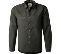 CROSSLEY Hemd Herren Slim Fit Langarm Kent-Kragen Baumwolle grün, XXL