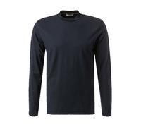 CROSSLEY Longsleeve Herren Slim Fit Langarm Rundhals Baumwolle blau, XXL