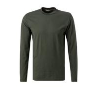CROSSLEY Longsleeve Herren Slim Fit Langarm Rundhals Baumwolle grün, XXL