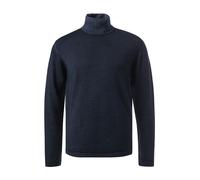 CROSSLEY Rollkragenpullover Herren Slim Fit Wolle blau, XXL