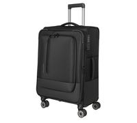 Travelite Crosslite 5.0 4-Rollen Trolley M 66 cm - Schwarz