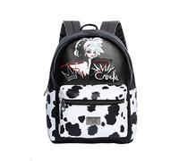 Cruella de Vil Diva-Fashion Rucksack, Schwarz, 24 x 32 cm, Kapazität 10 L