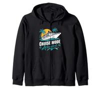 Cruise Mode Activated Tropical Vacation Ship Art Kapuzenjacke