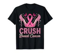 Crush Brustkrebs High Heels Pink Ribbon Awareness Tee T-Shirt