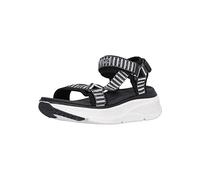 Sandale CRUZ "Findel", Damen, Gr. 39, schwarz-weiß (schwarz, weiß), Synthetik, Schuhe Sandale, mit praktischem Allwetterprofil (67522719-39) schwarz, weiß