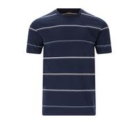 Funktionsshirt CRUZ "austin", Herren, Gr. 3XL, blau, 100% Baumwolle, gestreift, normal, Rundhals, Shirts Funktionsshirt, im coolen Streifendesign (23228439-XXXL) blau