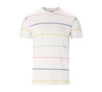 Cruz Freizeit-Tshirt Austin Striped (Baumwolle) weiss Herren, Größe M