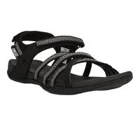 Sandale CRUZ "Aarhus", Damen, Gr. 38, schwarz (schwarz, schwarz), Polyurethane, Schuhe Sandale, mit praktischem Klettverschluss (23330338-38) schwarz, schwarz