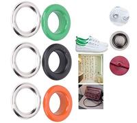 Cryfokt Ösen-Eisen, Bunte Ösen-Dekoration für Selbstgemachte Kleidung, 200 Stück, 8 Mm/10 Mm, für Schuhe, Taschen, Basteln (Eisen 2)