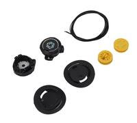 Cryfokt Rotierende Automatische Schnallen von Schnallen Schnürsenkel, Schwarze Rotierende Schnalle -Schuhe Schnürsenkel Größe 4 Sätze Verhindern die Verformung für den Täglichen Gebrauch Fest