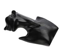 Cryfokt Schmuck-Schaufensterpuppe, Dreidimensionales Design, Halsketten- und Ohrringe-Halter, Laden-Organizer, Weißer Schmuck/Messe, 1 Stück (BLACK)