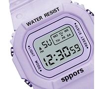 Cryfokt Waterproof LED Sports Watch, Luminous Digital Smartwatch for Boys