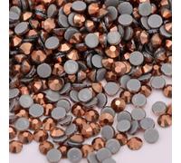Crystal AB Hotfix-Strasssteine für Handarbeiten, Kleidung, Flatback-Steine, Hotfix-Edelsteine, Strass-Glitzer für Stoff-DIY-Dekoration, 58 Roségold, SS16, 1440 Stück