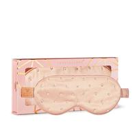 CRYSTALLOVE Augenband aus Seide - Rosegold - Schlafbrille mit Kristallen - für Damen - Verstellbare Schlafmaske - bequem & weich - Nachtschlaf - Augenmaske - Reisen
