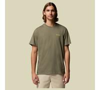 Columbia Csc™ Outdoor Back Graphic Kurzarm-t-shirt M Stone Green / Shining Sandscape