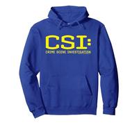 CSI Logo Pullover Hoodie, Unisex für Erwachsene, Königsblau, M