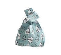 CSSHNL Knoten Handgelenktasche Handgemachte Strickhandtasche for Damen, Mini-Knoten-Handgelenktasche, modisch, lässig, Farbe, Einkaufstasche, wiederverwendbare Einkaufstaschen(Color-6)