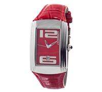 Ct7017m05ac Rote Lederarmbanduhr Einheitsgröße