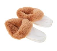 CTIRCHIU 1 Paar Herausnehmbare Warme Winterschuheinlagen aus Weichem Plüsch für Lochschuhe Größe 44 45 Waschbares Innenfutter Flauschige Schuheinlagen für Herren und Damen