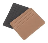 CTIRCHIU 2 Stück Leichte und Verschleißfeste Kartenhüllen aus Pu Leder mit Rfid Schutz Multifunktionale Kreditkartenhülle für Pflegekräfte und Lehrer