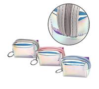 CTIRCHIU Bunte Kleine Aufbewahrungstaschen 3 Stück Transparente Geldbörse Damen Praktische Kosmetiktasche Für Alltag Party