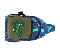 CTIRCHIU Nylon Gürteltasche Dinosaurier Cartoon Brusttasche Verstellbar Dunkelblau für Jungen Mädchen