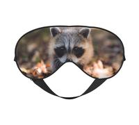Cub Raccoon doppelseitige weiche Verdunkelungs-Augenmaske, Entspannung, Nulldruck, Nachtschlaf-Augenmaske