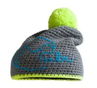 Cube Bommel Mütze Fichtelmountains | grau/blau/lime