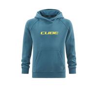 Cube Junior Organic Hoodie | petrol S