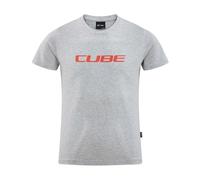 Cube JUNIOR Organic T-Shirt Logo L grey melange