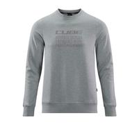 Cube Organic Sweater | grey melange L