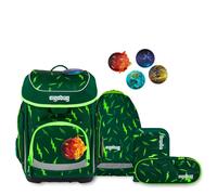 Cubo Schulrucksack Bärtastisch-grün