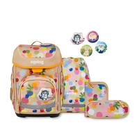 Cubo Schulrucksack Flower PowBär-mehrfarbig