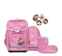 ergobag Schulranzen-Set Cubo ergonomisch 5-teilig für 1. Klasse WolkenzauBär